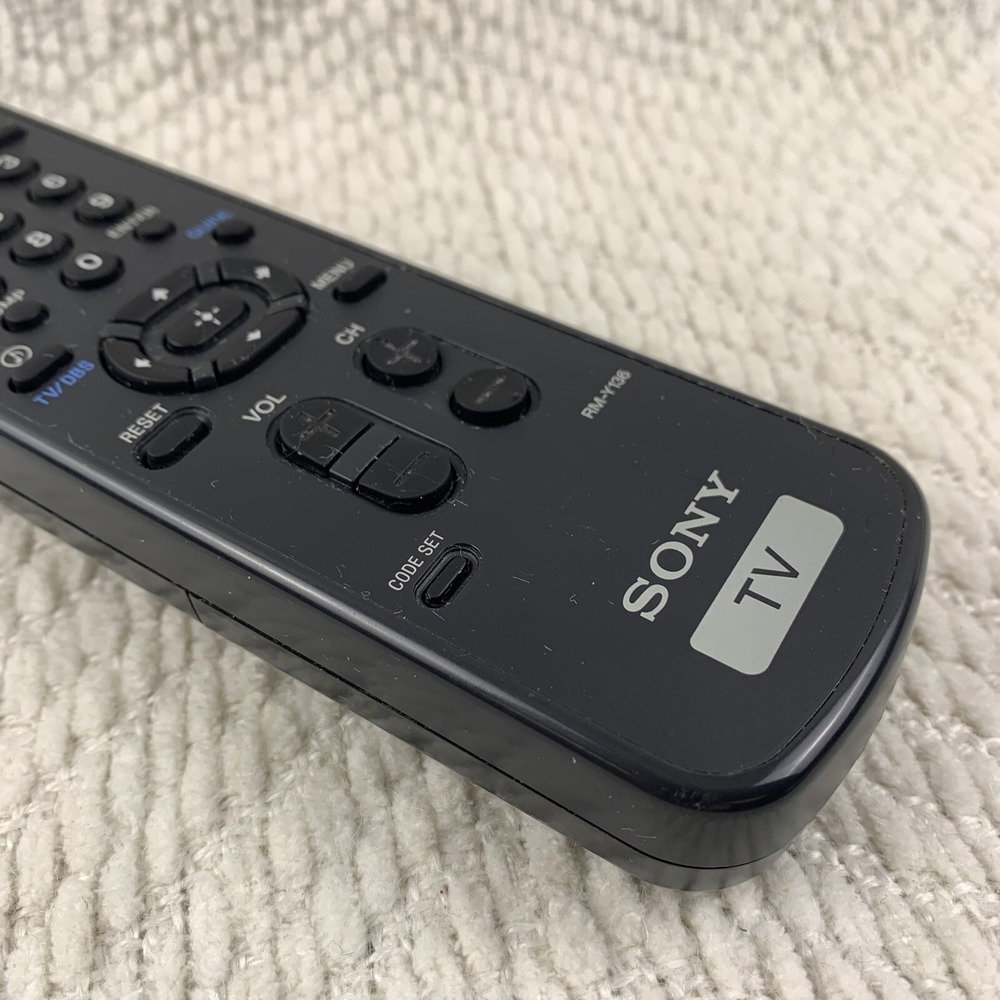 SONY RM-Y136 TV Remote Control unit Tested! Genuine OEM part Replacement Black - Picture 5 of 12